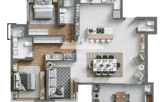 Apartamento Soho 2525, Batel