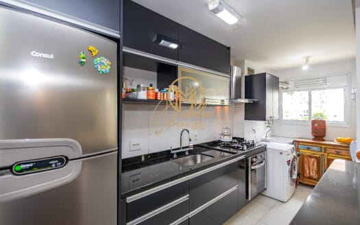 Parque Ecoville – 69m², 2 quartos, semimobiliado, 1 vaga – Apartamento à venda