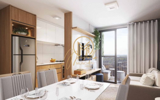 Apartamento 56m² – 3 quartos com suíte