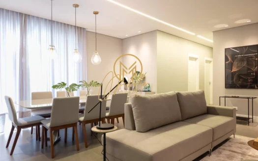 Apartamento de 121m² com 3 quartos sendo 2 suites –  Conforto elevado em um dos pontos mais valorizados de Curitiba