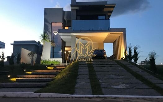 Casa mobiliada com 356m² e 3 suítes em condomínio exclusivo