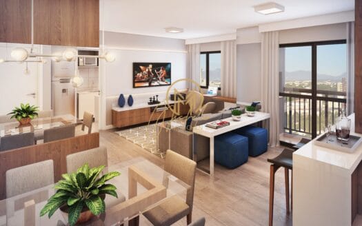 Apartamento 44m² no Ecoville – Viva a modernidade e o conforto