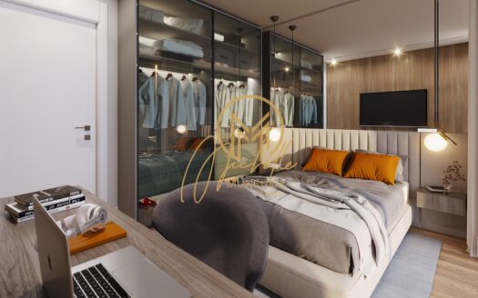 Apartamento de 47m² privativos no Batel – conforto, design e localização estratégica
